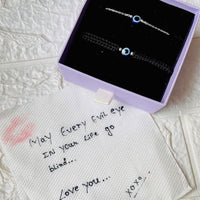 Sleek Evil Eye Bracelet Couple Combo