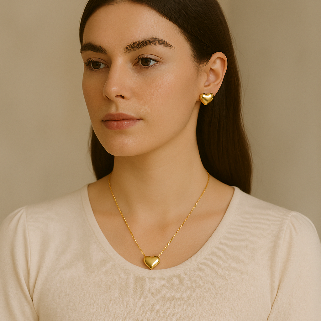 Heart Jewellery Set