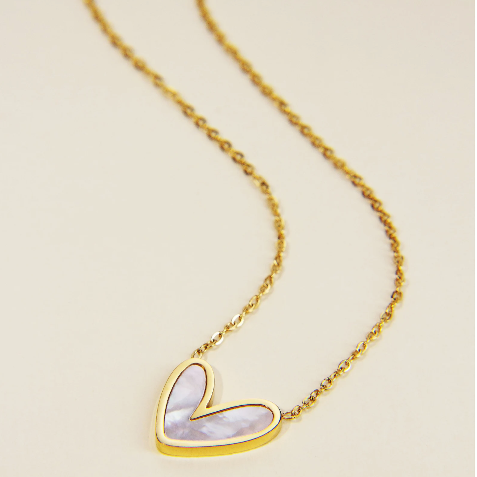 Lustre Heart Necklace