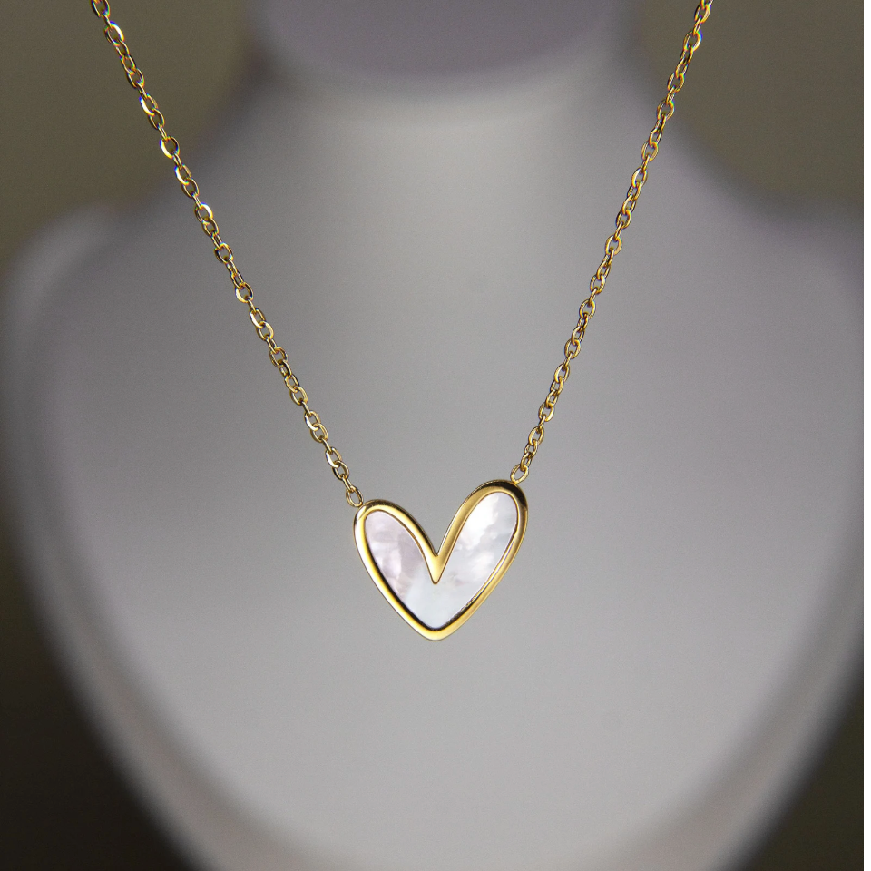 Lustre Heart Necklace