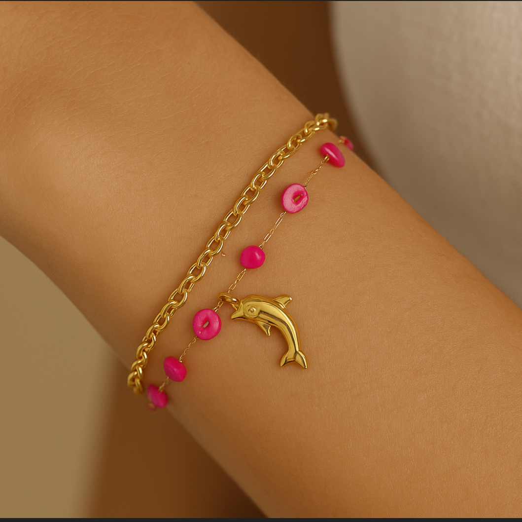 Dolphin Charm Bracelet
