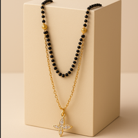 Two-Layer Butterfly Mangalsutra