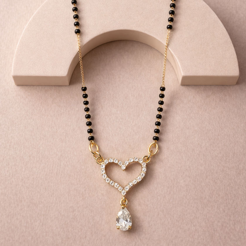 Love Heart Mangalsutra