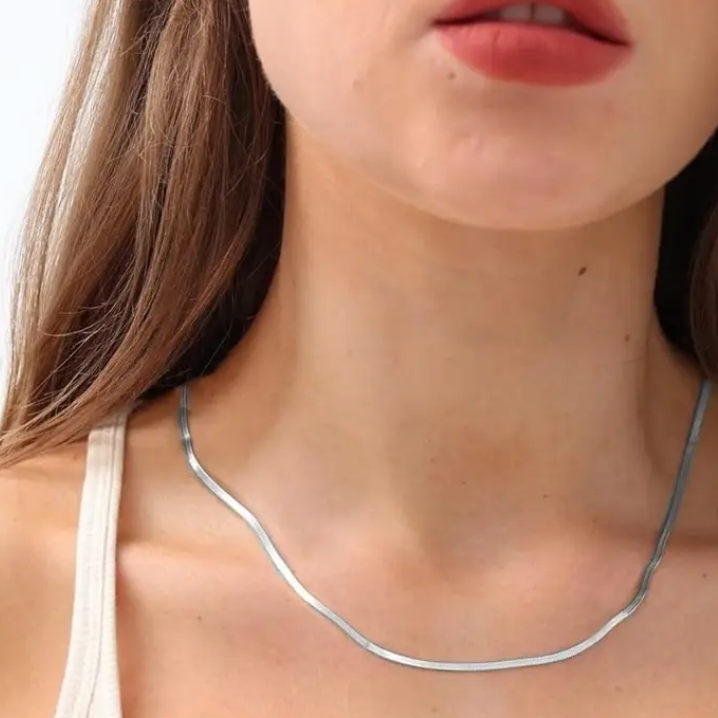 Single Layer Snake Chain Necklace