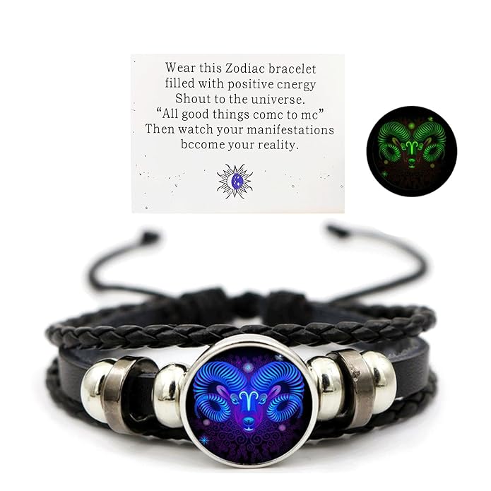 Zodiac Sign Powerful Manifestation Unisex Bracelet