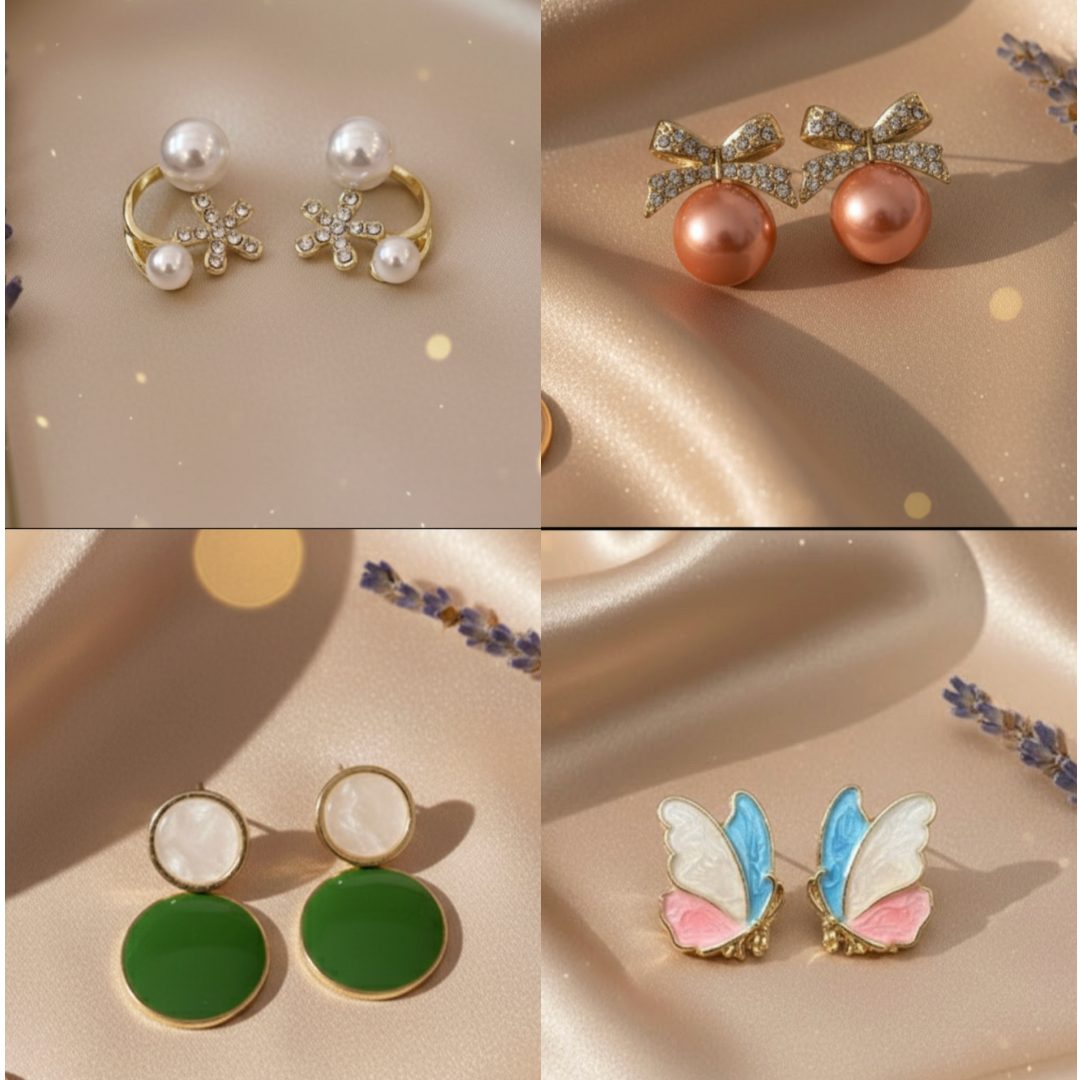 Personalised Earring Folding Gift Box (comes with set of 12 earrings)