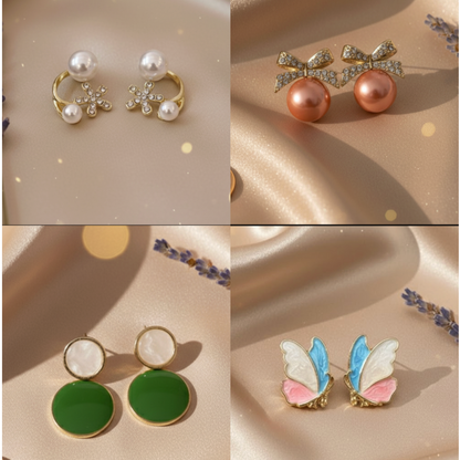 Personalised Earring Folding Gift Box (comes with set of 12 earrings)