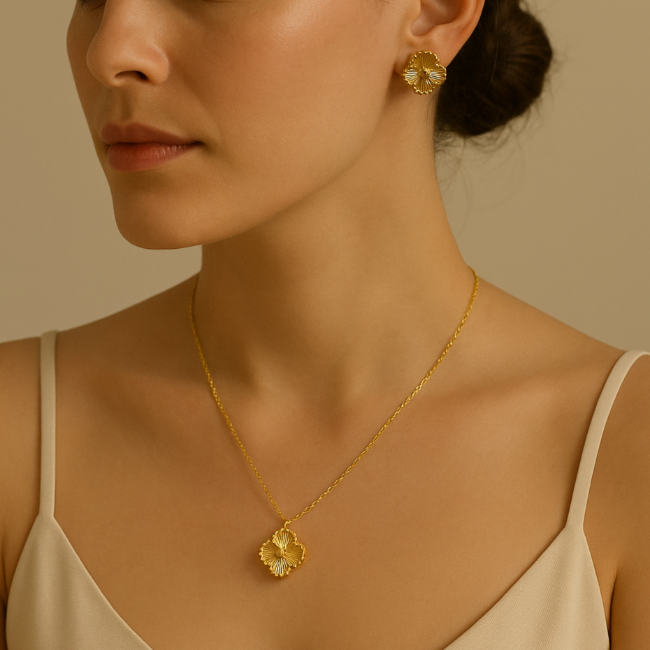 Clover Jewellery Set