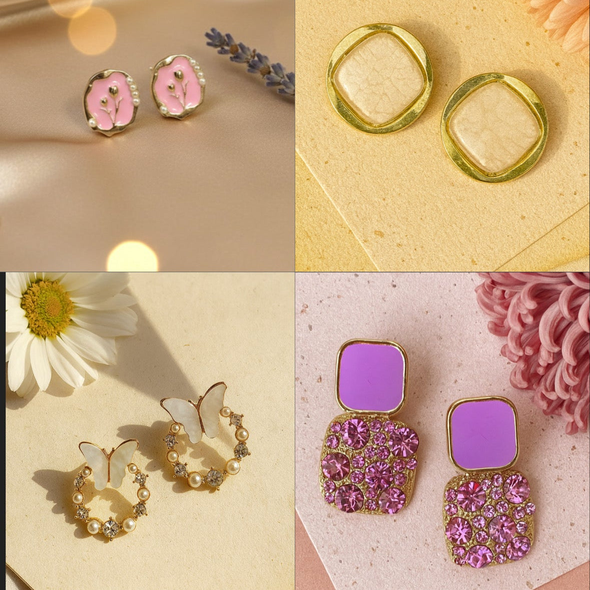 Personalised Earring Folding Gift Box (comes with set of 12 earrings)