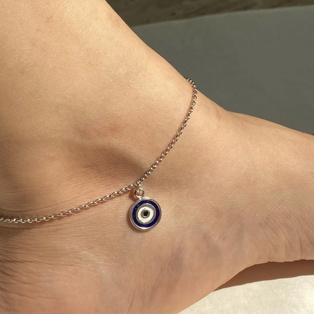 Evil Eye Cute Chain Anklet