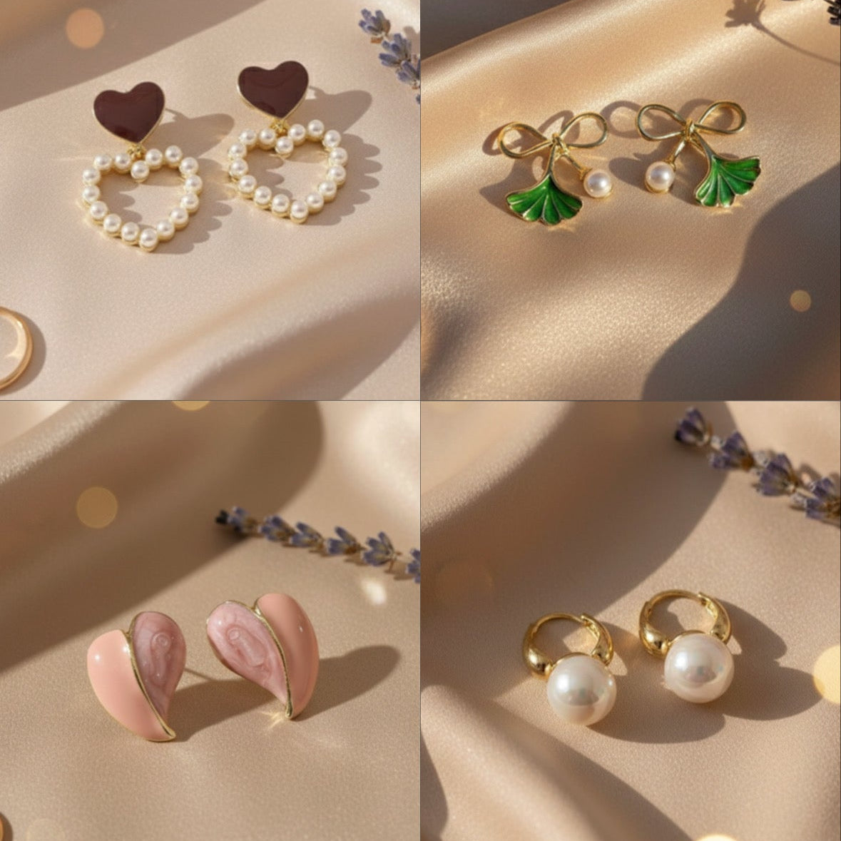 Personalised Earring Folding Gift Box (comes with set of 12 earrings)