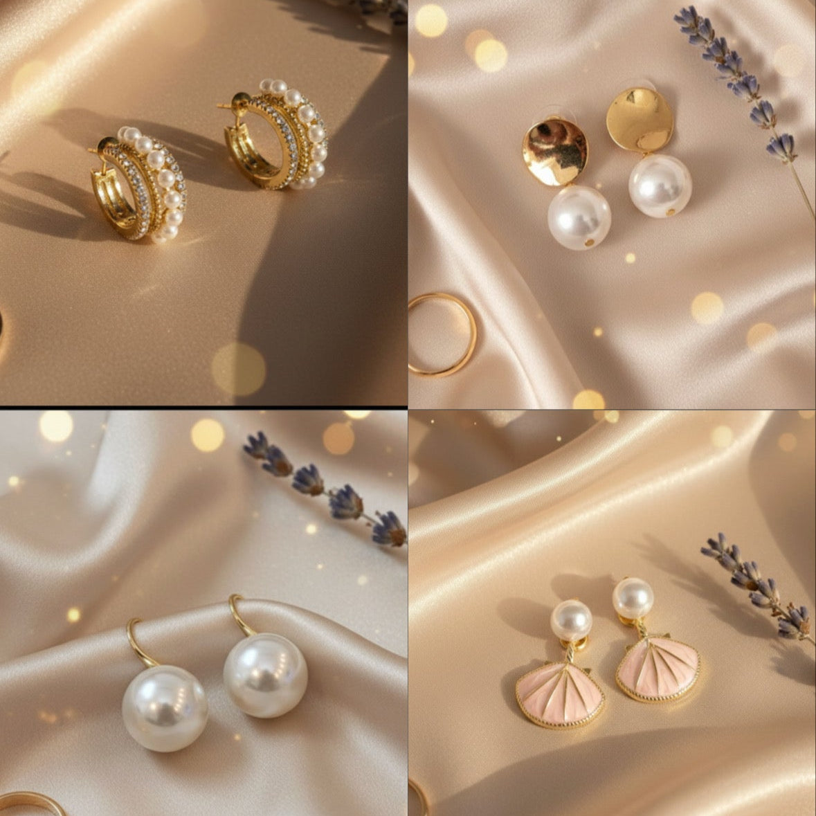 Personalised Earring Folding Gift Box (comes with set of 12 earrings)