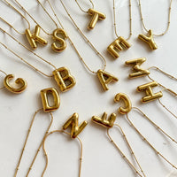 Initial Bubble Necklace
