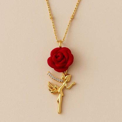 Red Rose Necklace