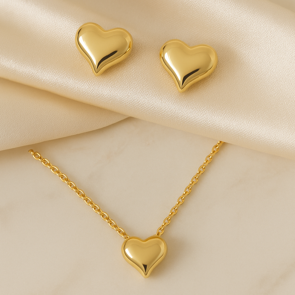 Heart Jewellery Set