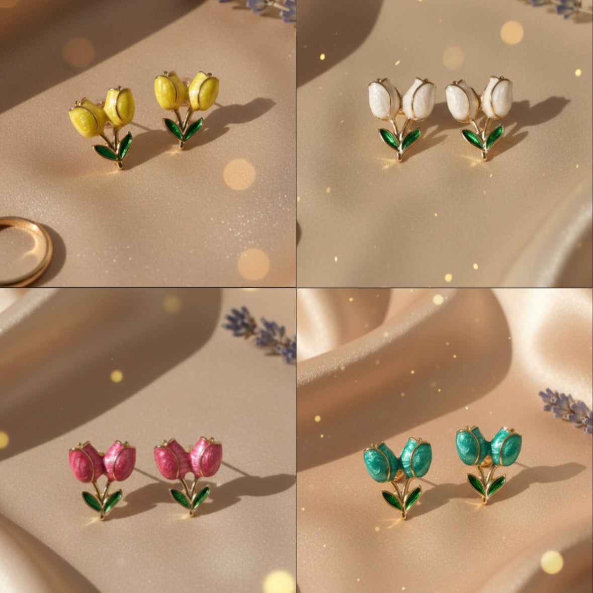 Personalised Earring Folding Gift Box (comes with set of 12 earrings)