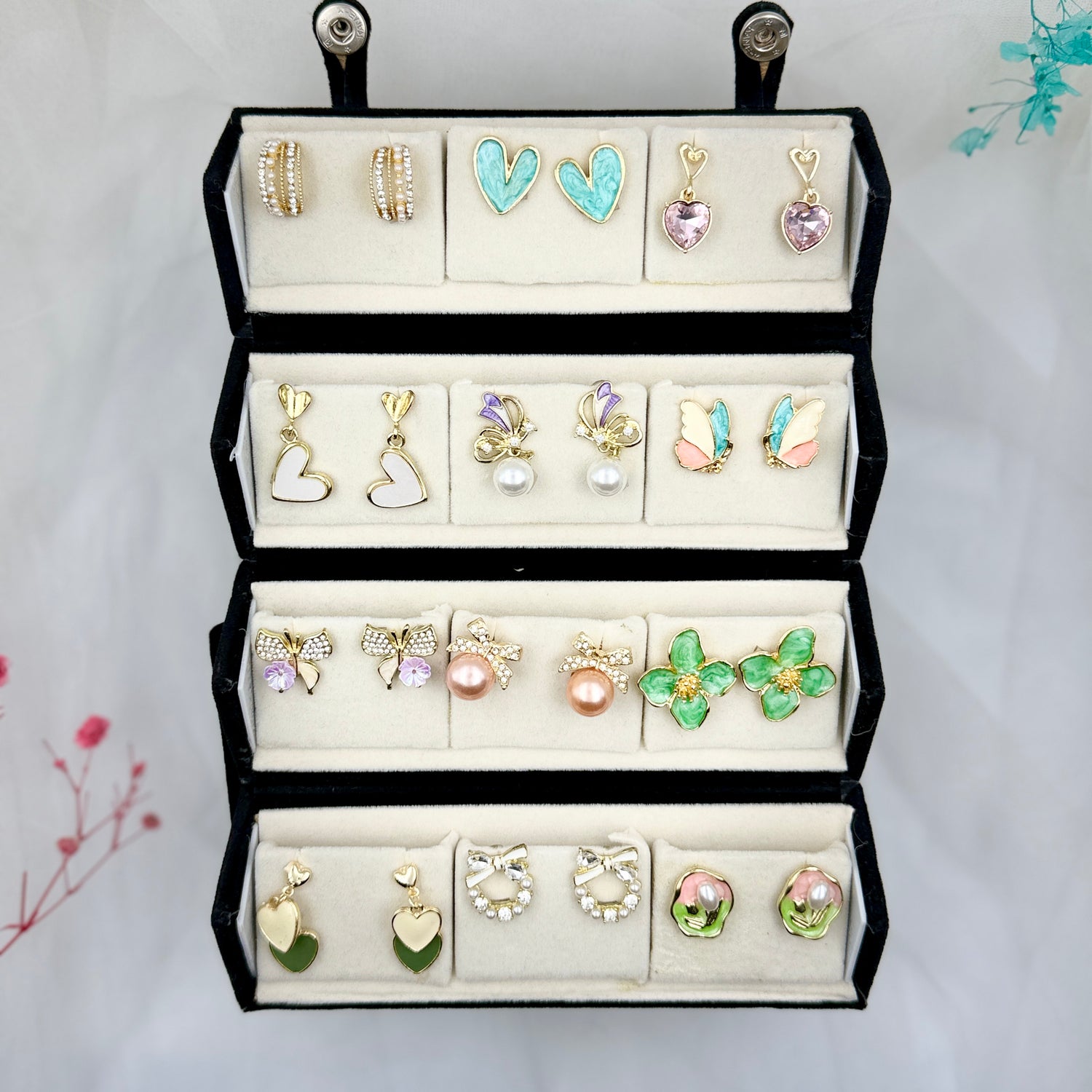 Personalised Earring Folding Gift Box