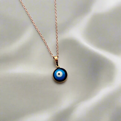 Classic Evil Eye Necklace with 1 Year Warranty