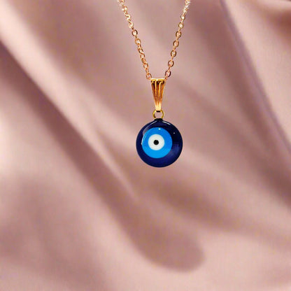 Classic Evil Eye Necklace with 1 Year Warranty