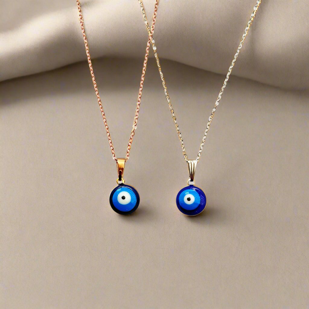 Classic Evil Eye Necklace with 1 Year Warranty