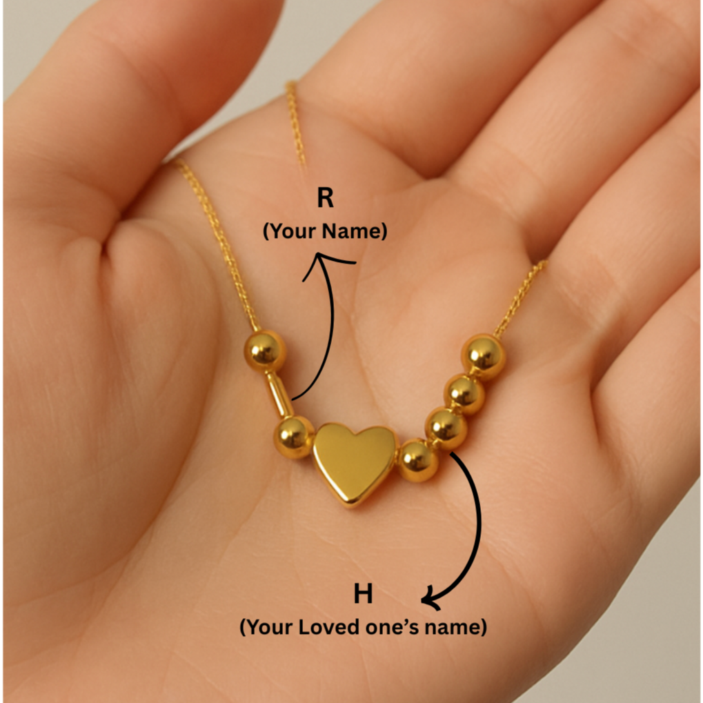 Initial Morse Code (with ❤️ in between) – Glomo