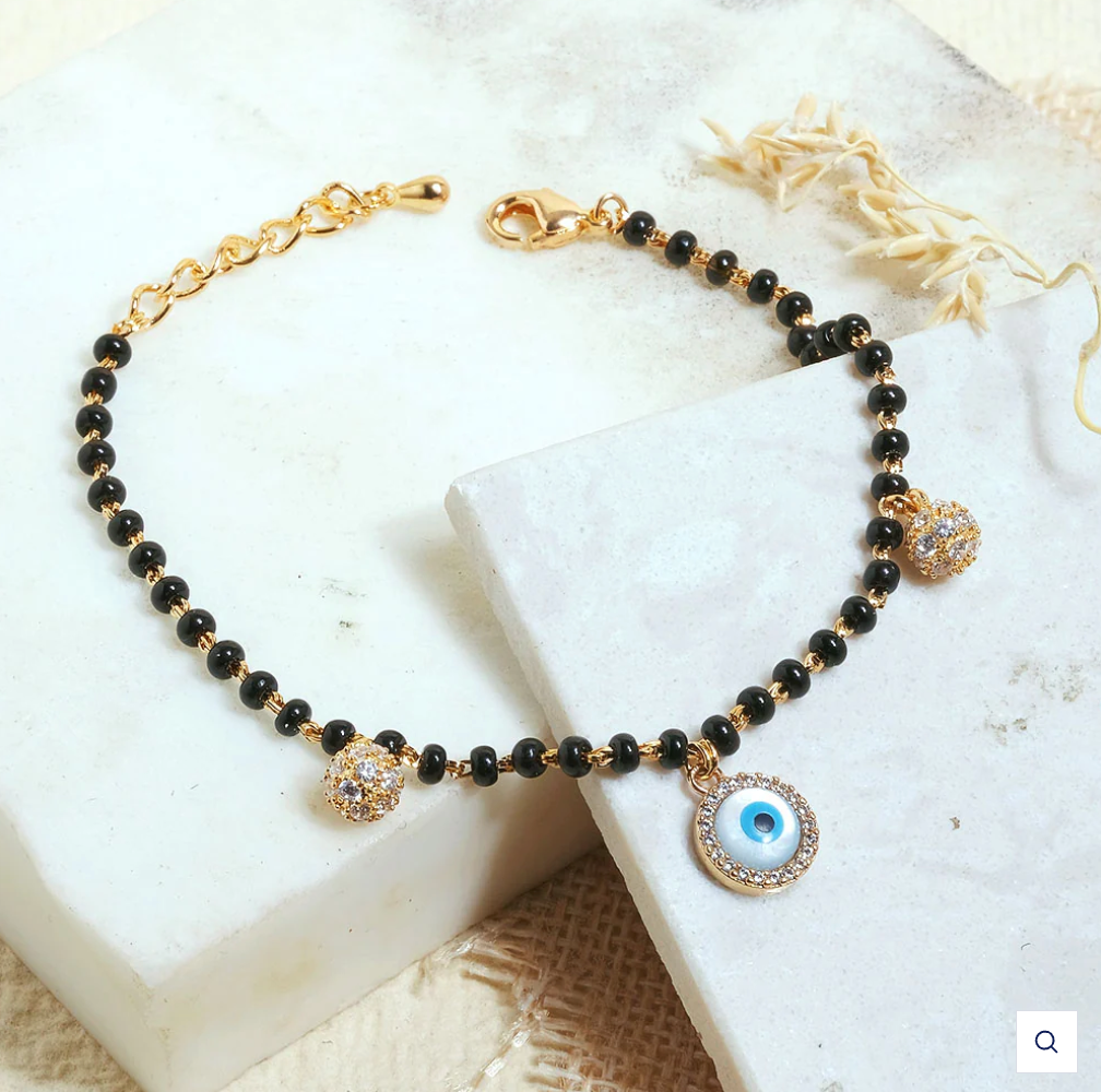 Evil Eye Mangalsutra Bracelet