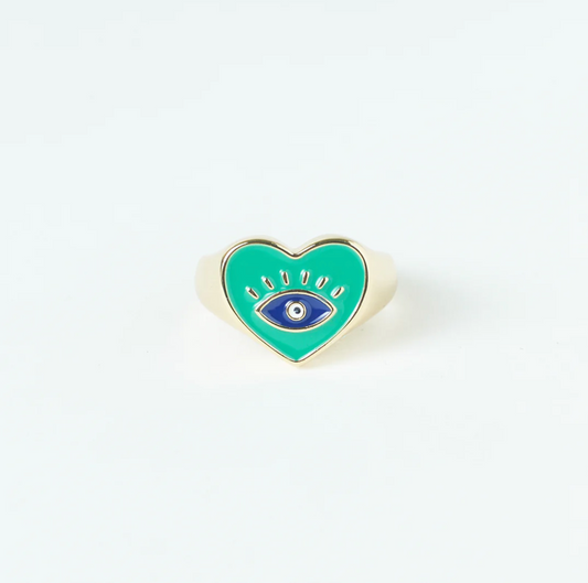 Evil Eye Love Ring