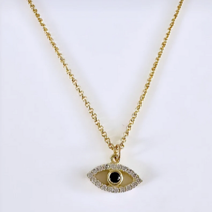 Golden Evil Eye Necklace