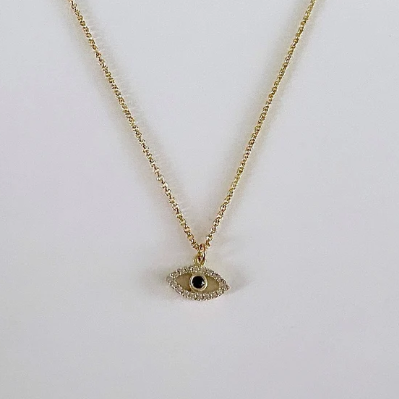 Golden Evil Eye Necklace