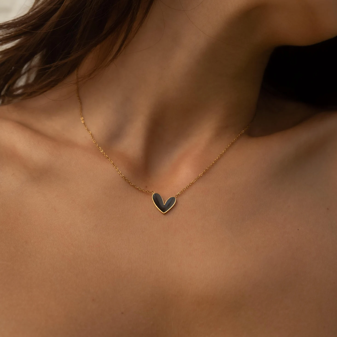 Lustre Heart Necklace