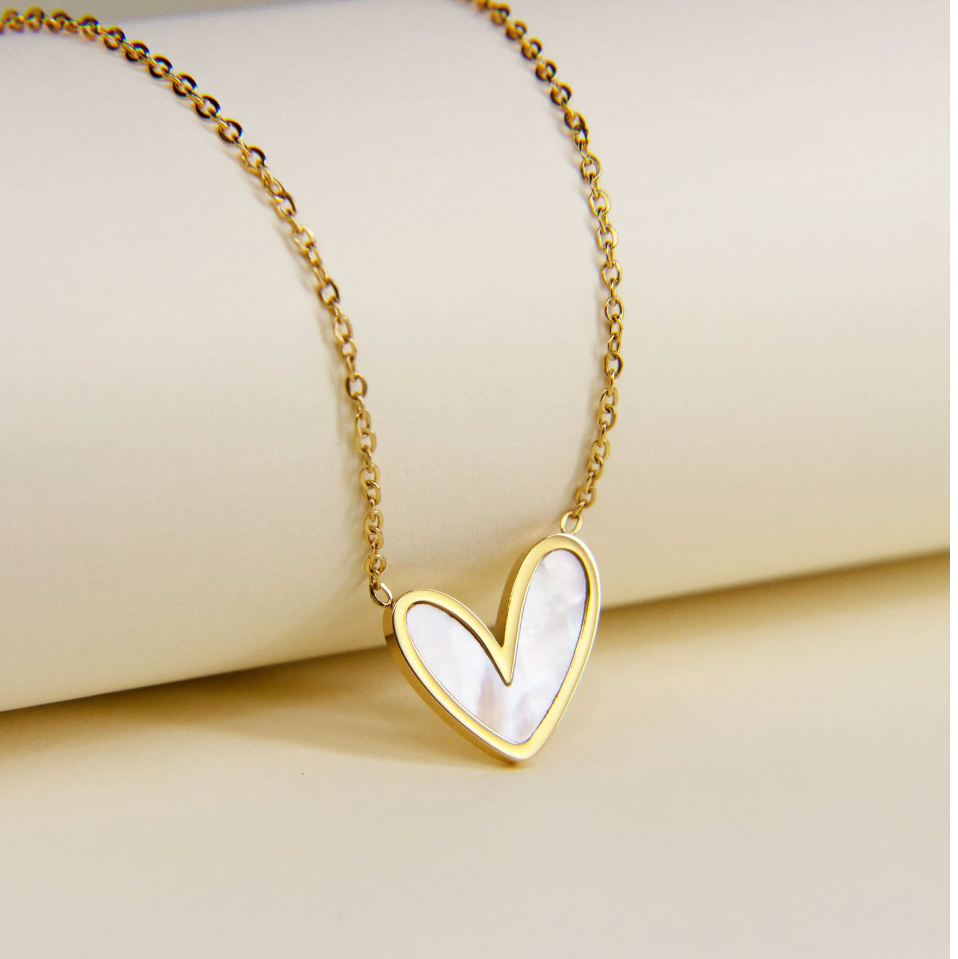 Lustre Heart Necklace