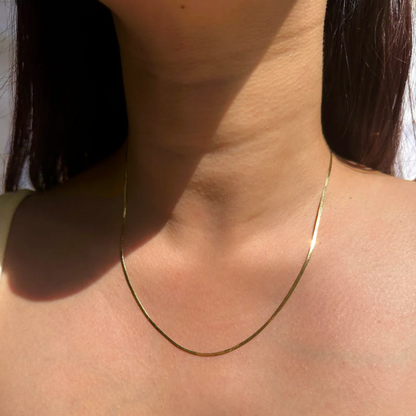 Single Layer Snake Chain Necklace