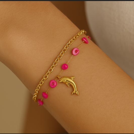 Dolphin Charm Bracelet