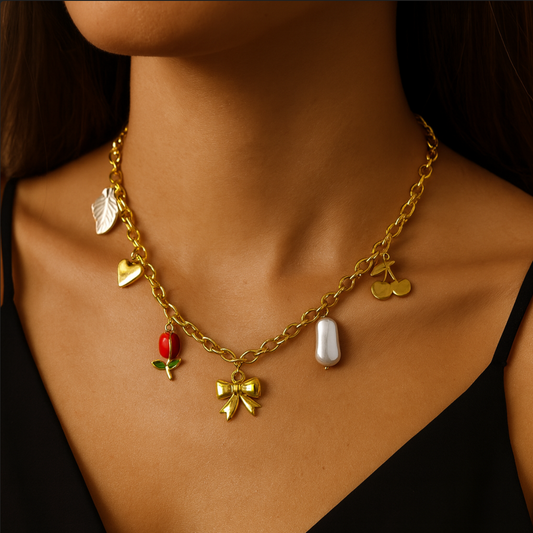 Bow & Bloom Necklace