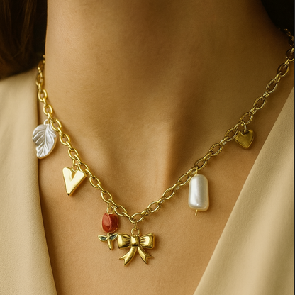 Bow & Bloom Necklace
