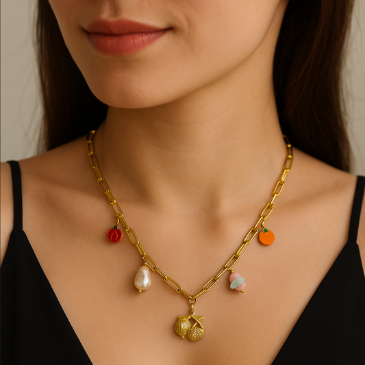 Seashell Charm Necklace