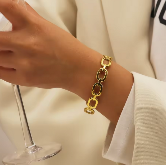 Linked Cuff Bracelet