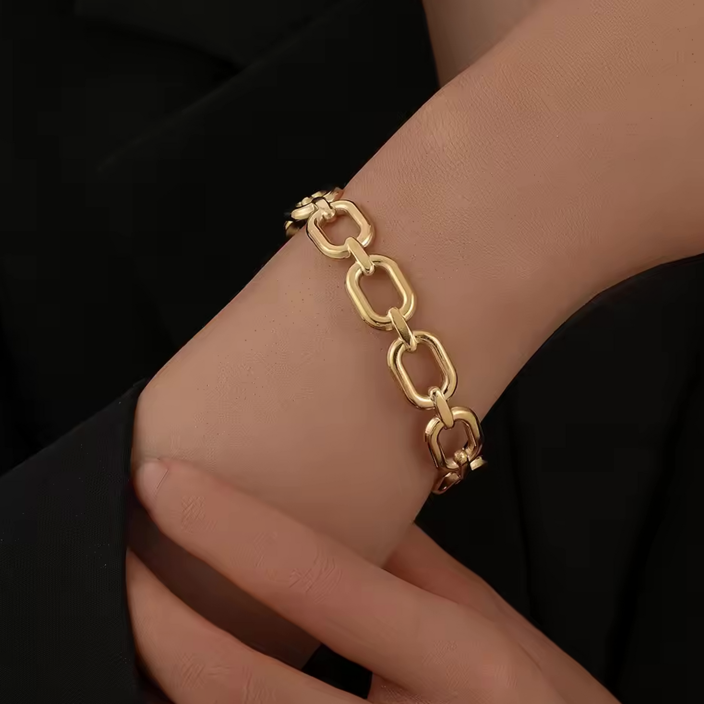 Linked Cuff Bracelet