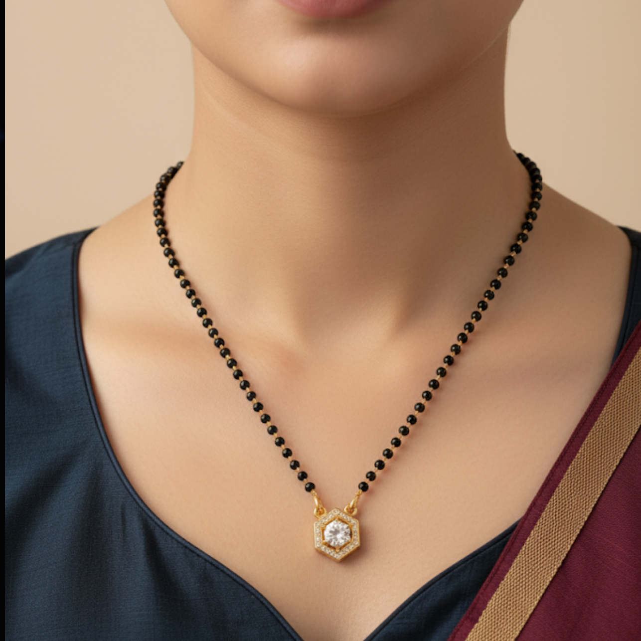 Hexa Shine Mangalsutra