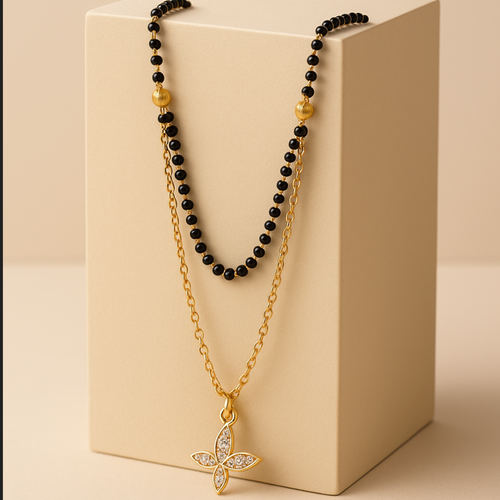 Two-Layer Butterfly Mangalsutra