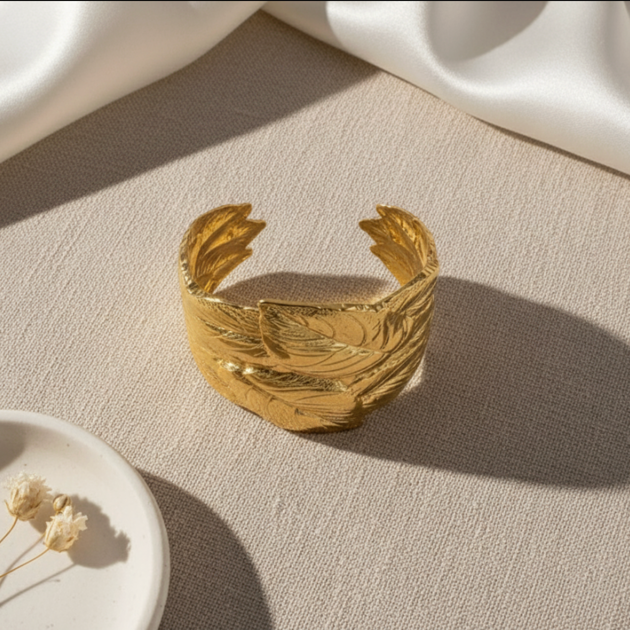 Leaf Cuff Bracelet