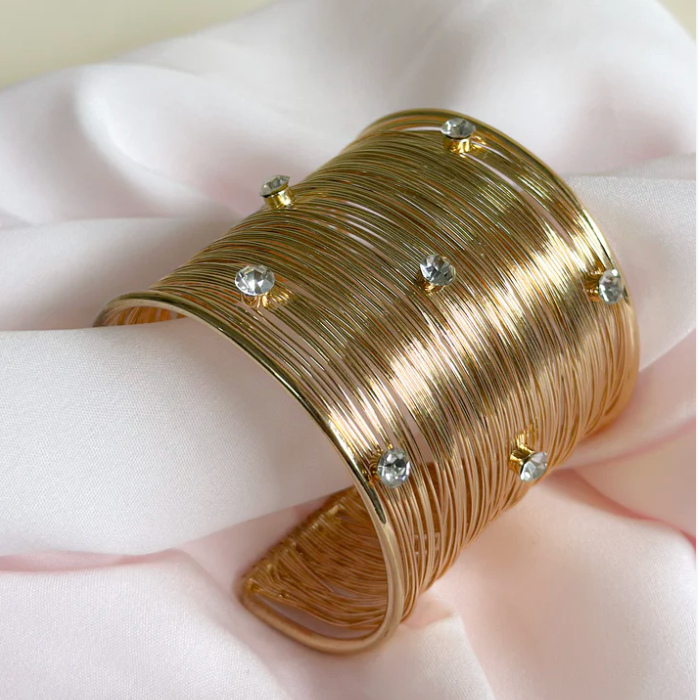 Gold Coil Cuff