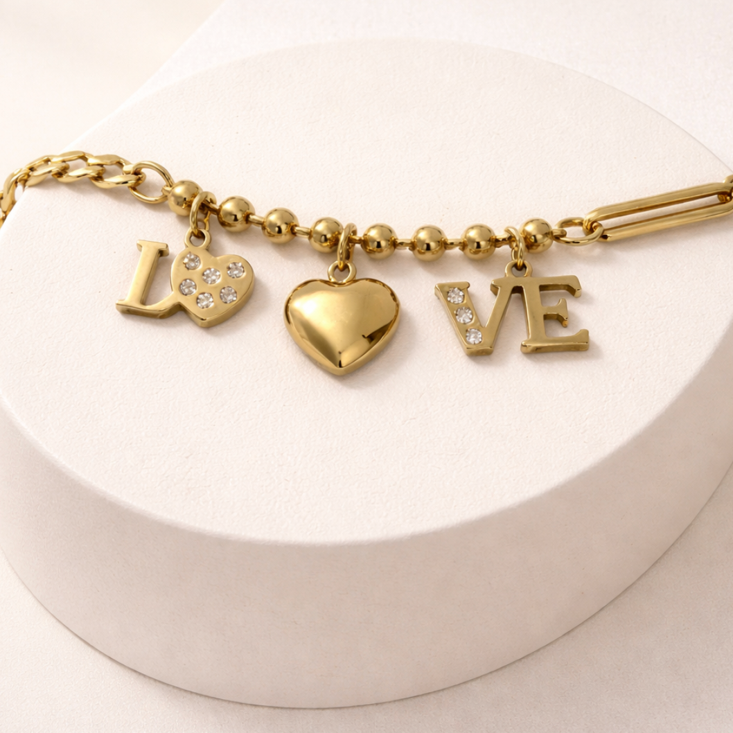 Love Charm Bracelet