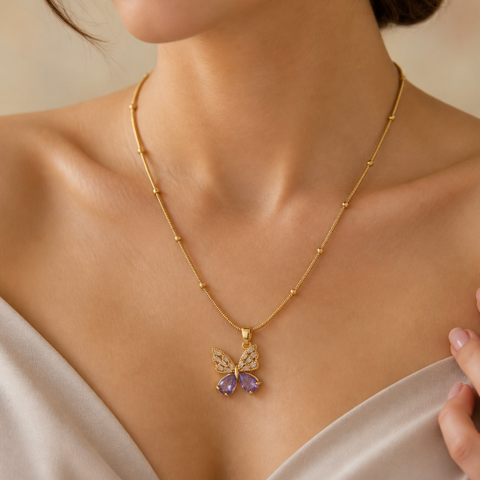 Butterfly Glow Necklace
