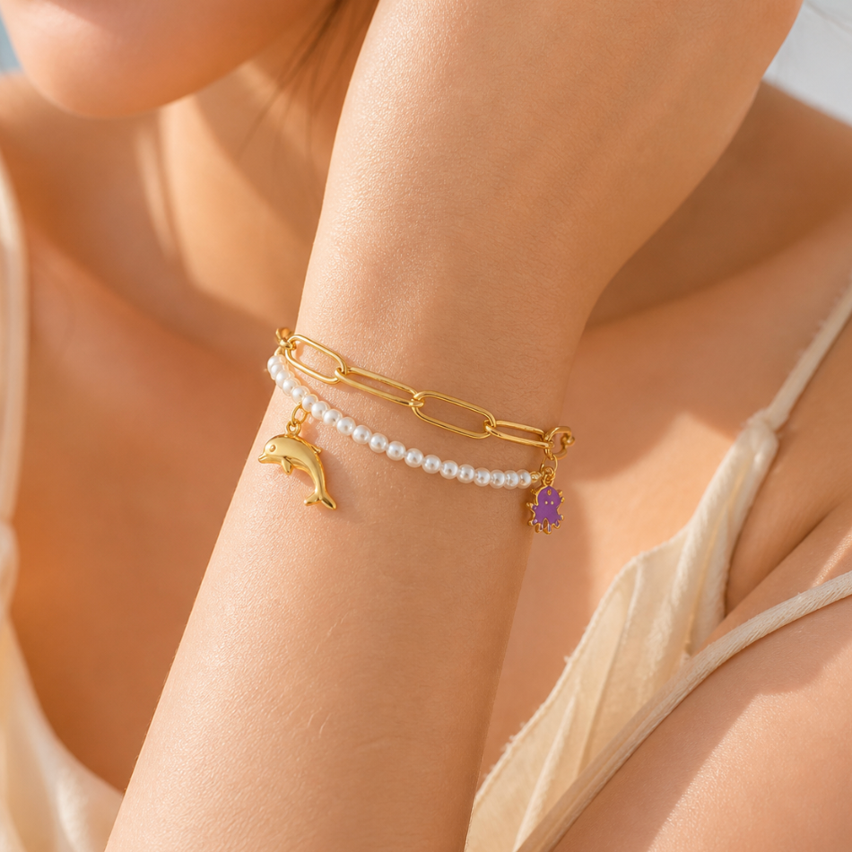 Ocean Charm Bracelet