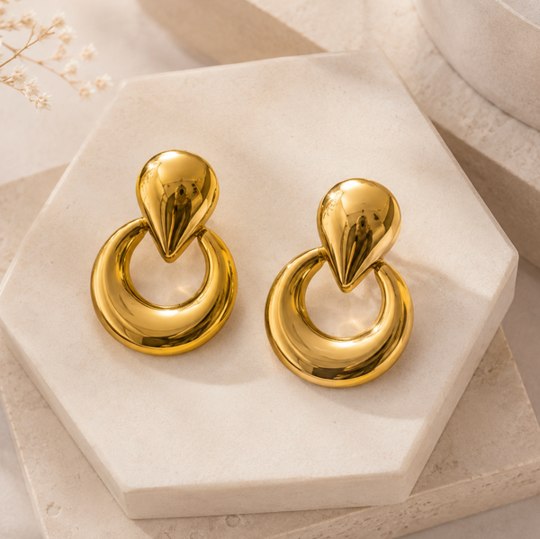 Luna Gold Hoops