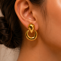 Luna Gold Hoops