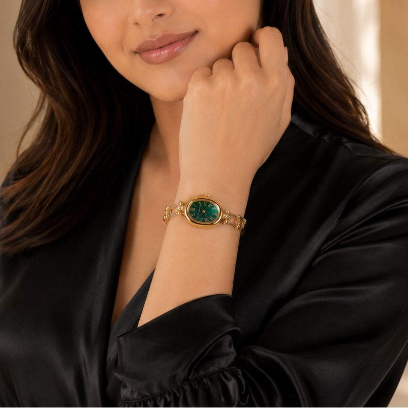 Emerald Vintage Watch