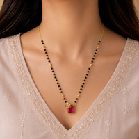 Ruby Bloom Mangalsutra