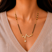 Zigzag Mangalsutra